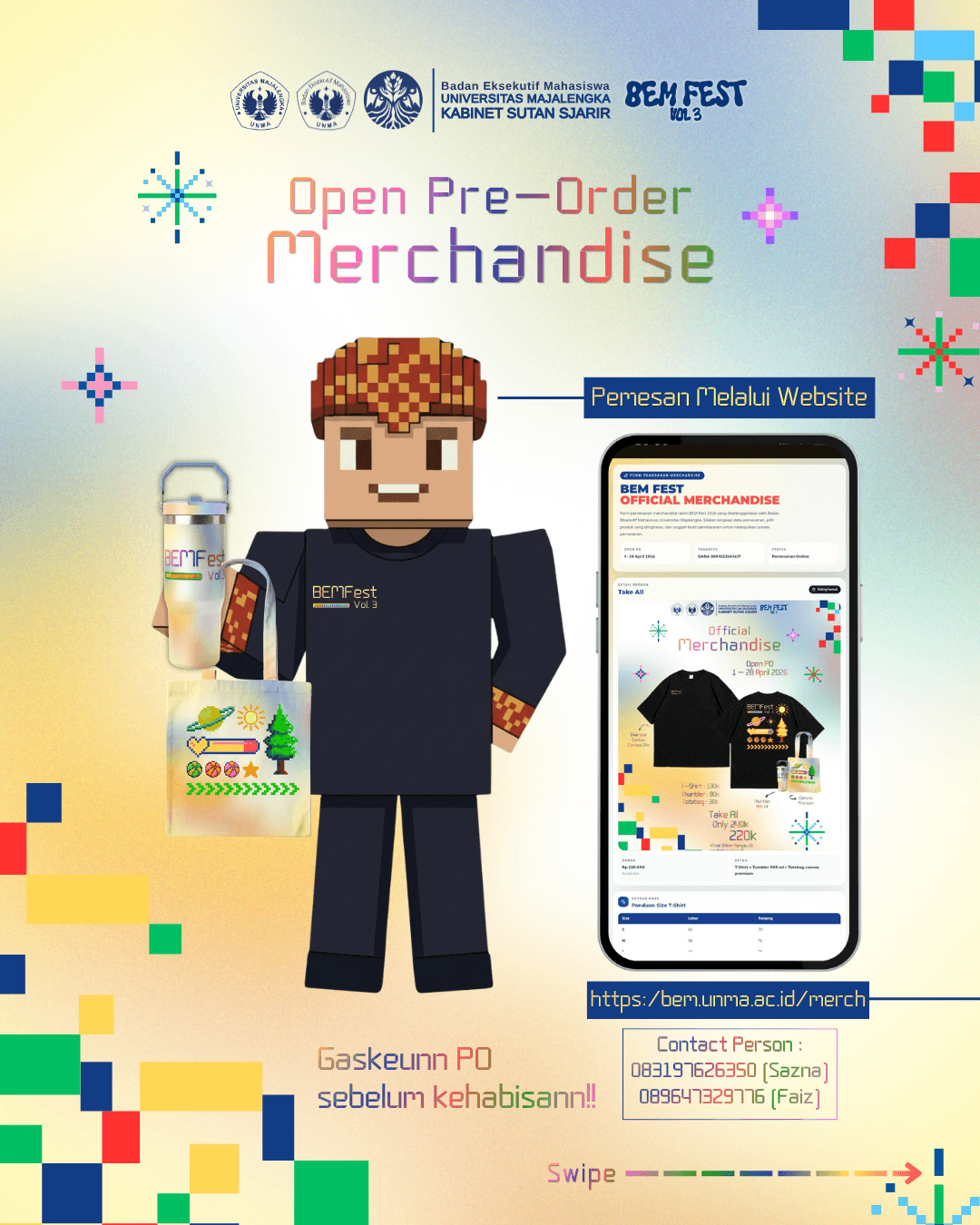 Poster Pemesanan Merch